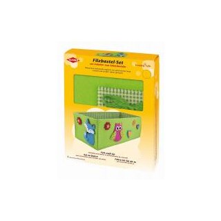 Filzbastelset-Box grün, groß