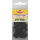 Hemdenknöpfe 25 Stk. / Ø  1,5 cm / grau, schwarz