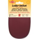 Leder-Imitat mit Kaschierung 2x 10 cm x 15 cm / bordeaux