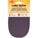 Leder-Imitat mit Kaschierung 2x 10 cm x 15 cm / lila