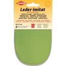 Leder-Imitat mit Kaschierung 2x 10 cm x 15 cm / limette
