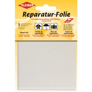 Reparatur-Bügelfolie 40 cm x 50 cm / transparent