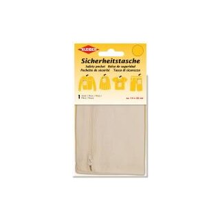 Sicherheitstasche 140 mm x 200 mm / ecru