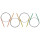 211981 Rundstricknadel-Set ALU farbig 4,5-7,0 mm 80 cm - SET á 4 ST