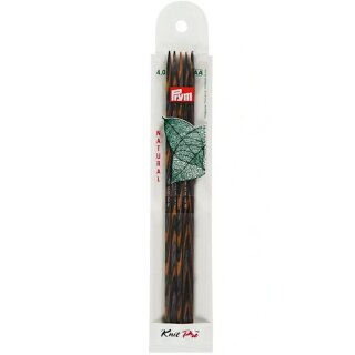 223130 Strumpfstricknadeln NATURAL 15 cm 2,00 mm - KTE á 5 ST