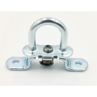 Patentkrampen für Ovalösen 42 x 22 mm (Höhe10 mm)  pro Stück verzinkt