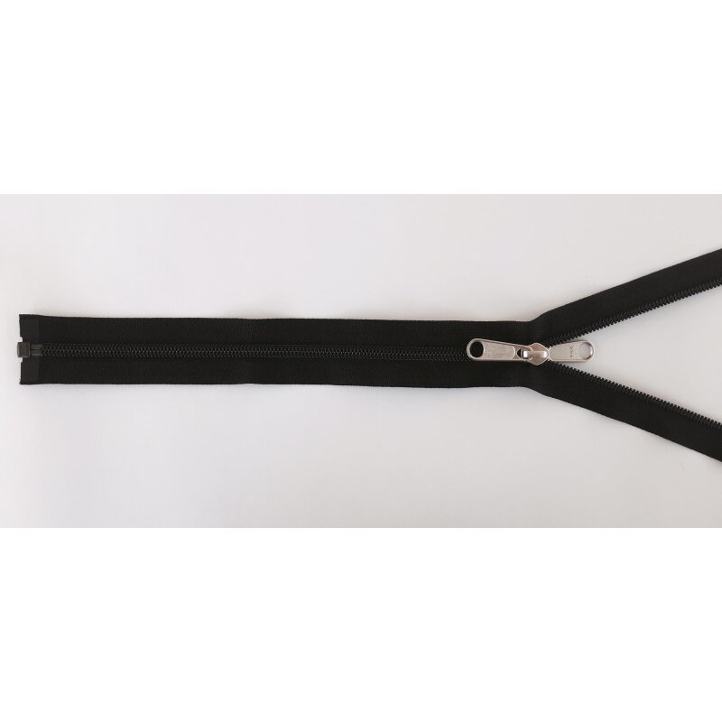 YKK Reißverschluss 1-Wege Teilbar, Weiß, 250 Cm Länge, Kunststoff-Spirale, 5 Mm Breite