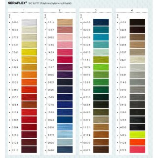 SERAFLEX  120 130M/142YDS XSP Farbe: 2000 - Karton á 5 Stück
