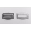 Schlitzösen Rechteck 27 x 8 mm Messing schwarz  -...