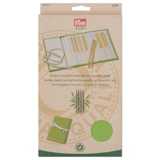 222911 Strumpfstricknadel BAMBUS Set grün 2-4,5/20 - SET á 1 SET