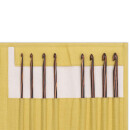 223811 Tunesische Häkelnadeln Set Natural senf 3,5-8 - SET á 1 SET