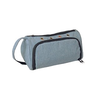 Garn- und Strickzubehörtasche klein  blau
