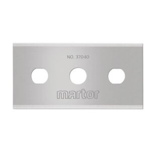 Industrieklinge 37040 - 0,40 mm - 43x22 mm (passend für Secumax Opticut) - Pack á 10 Stück
