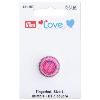 431157 Prym Love Fingerhut L pink  - KTE á 1 ST
