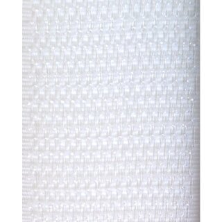 YKK Klettverschluss Hakenband  selbstklebend 50mm Farbe: 501 weiß - Rolle á 25 m