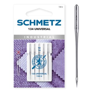786976 - Schmetz - 134 U Nm 90 SB5-Karte / Nadeldicke = 90 /  Preis pro Karte