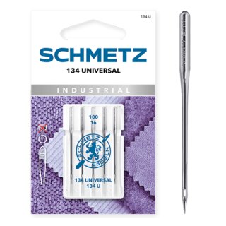 786986 - Schmetz - 134 U Nm 100 SB5-Karte / Nadeldicke = 100 /  Preis pro Karte