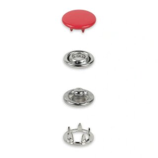 390772 Druckknöpfe Jersey, 12 mm, rot - KTE á 20 St
