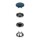 390773 Druckknöpfe Jersey, 12 mm, marine - KTE á 20 St