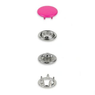 390779 Druckknöpfe Jersey, 12 mm, pink  - KTE á 20 St