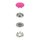 390779 Druckknöpfe Jersey, 12 mm, pink  - KTE á 20 St