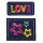 921491 - Applikation Jeans LOVE, mehrfarbig - KTE á 1 St