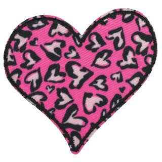 922020 Applikation Herz, pink - KTE á 1 St