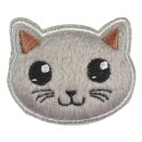 923234 Applikation Katze, grau - KTE á 1 St