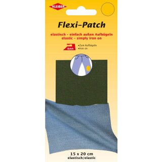 Flexi-Patch zum außen Aufbügeln 15 x 20 cm / oliv