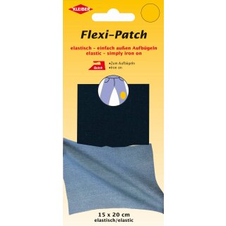 Flexi-Patch zum außen Aufbügeln 15 x 20 cm / dunkelblau