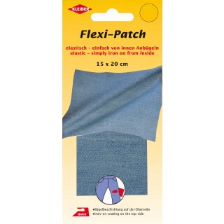 Flexi-Patch von innen Anbügeln 15 x 20 cm / jeans hellblau