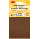 Reparaturflicken Kunstleder 10 x 16 cm / braun