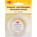 Schmuck- und Dekofaden 0,5 mm x 50 m, transparent