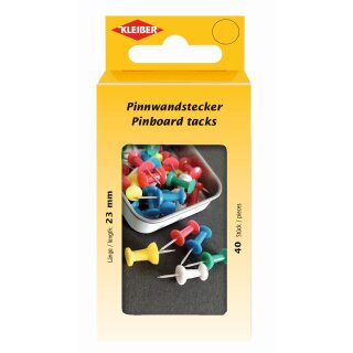 Pinnwandstecker  40 Stk. / bunt