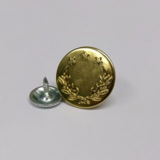 Jeans Patentknöpfe - Röhrchen 50 Stk. x Ø 17 mm / gold