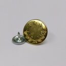Jeans Patentknoepfe - Roehrchen 50 Stk. x 17 mm / gold