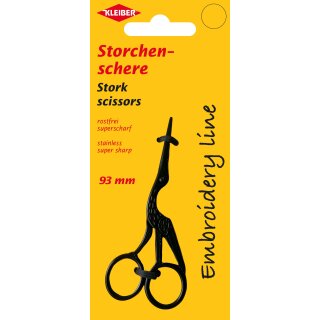 Storchenschere 93 mm / schwarz