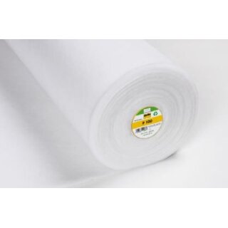 Volumenvlies P 100 flammhemmend zum Einnähen weiß Breite 150 cm Länge 20 m / Preis per m