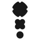 921000 Rub-on Patch STRETCH schwarz 3St