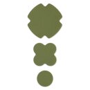 921004 Rub-on Patch STRETCH olivgrün 3St