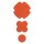 921007 - Rub-on Patch STRETCH orange 3St - ST á 3 St