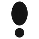 921018 Rub-on Patch MERINO schwarz 2St