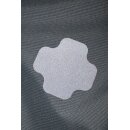 921024 - Rub-on Patch REFLECTIVE schwarz/grau 3St - ST á 3 St
