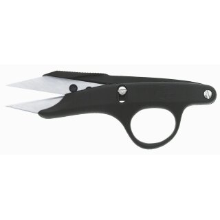 Fadenschere "Finny" gebogen 4,5" / 11 cm mit abgerundeten Spitzen - Sonderanfertigung - Mindestabnahmemenge 100 Stück