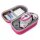 611961 - Dampfbügeleisen Mini pink m.Ablage, Case - SET á 1 Set