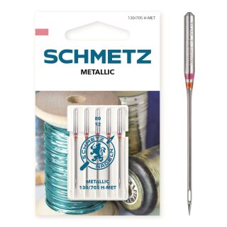 701057 - Schmetz - 130/705 H-MET Nm 80 SB5-Karte / Nadeldicke = 80 /  Preis pro Karte