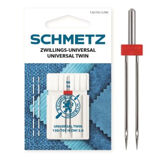 715377 - Schmetz - 130/705 H ZWI  Nm 90  Ne 3,0 SB1-Karte / Nadeldicke = 90 /  Preis pro Karte