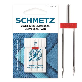 719927 - Schmetz - 130/705 H ZWI BR Nm 100 Ne 6,0 SB1-Karte / Nadeldicke = 100 /  Preis pro Karte