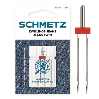 715957 - Schmetz - 130/705 H-J ZWI Nm 100 Ne 4,0 SB1-Karte / Nadeldicke = 100 /  Preis pro Karte