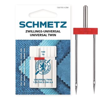 719937 - Schmetz - 130/705 H ZWI BR Nm 100 Ne 8,0 SB1-Karte / Nadeldicke = 100 /  Preis pro Karte